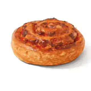 Red Pepper & Swiss Savoury Pinwheel